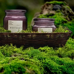 Artificial Wicker Tray Rectangle L Dark Brown (43x34x10cmH)