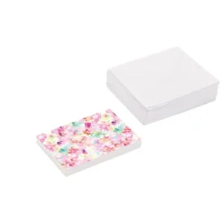 Artisan Gift Card & Envelope Flower Colour Pk25(10x6.5cmH)