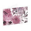 Artisan Gift Card & Envelope Pink Flowers Pk25 (10x6.5cmH)