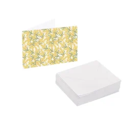 Artisan Gift Card & Envelope Wattle Pk25 (10x6.5cmH)