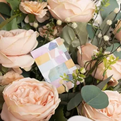 Artisan Gift Card & Envelope Geo Colour Pk25 (10x6.5cmH)