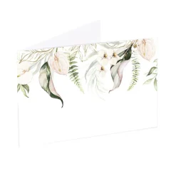 Artisan Gift Card & Envelope Leaf Drop Pk25 (10x6.5cmH)