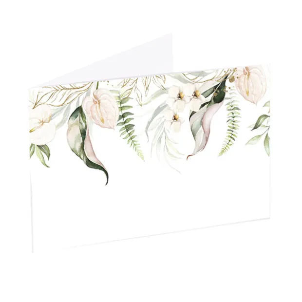 Artisan Gift Card & Envelope Leaf Drop Pk25 (10x6.5cmH)