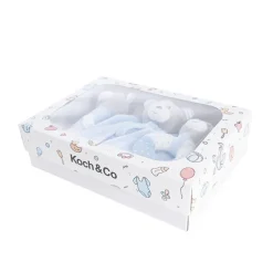 Baby Gift Pack Bear Accessories And Blanket Baby Blue