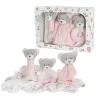 Baby Gift Pack Bear Accessories And Blanket Baby Pink