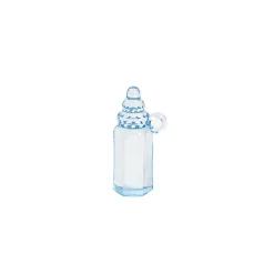 Baby Shower Acrylic Charms Bottle Pack 12 Blue (36x15mm)