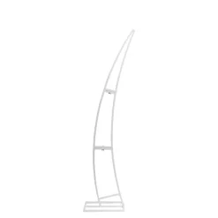 Backdrop Curved Metal Arch Frame Set 2 White (175cmH&200cmH)