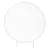 Backdrop Large Circular Frame with Mesh White(200cmDx220cmH)