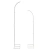 Backdrop Single Metal Arch Frame Set 2 White (150cmH&180cmH)