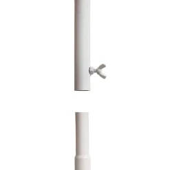 Backdrop Single Metal Arch Frame Set 2 White (150cmH&180cmH)