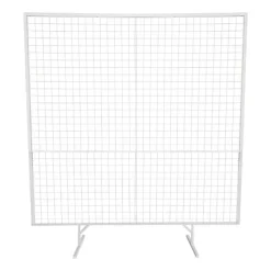 Backdrop Square Standing Frame w Mesh White (1.8x2mH)