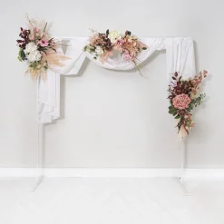 Backdrop Standing Frame Only White (2mx2mH)