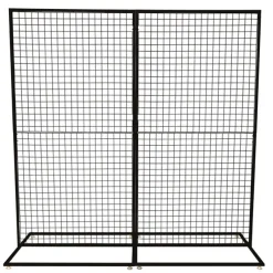 Backdrop Standing Frame with Mesh Black (2mx2mH)