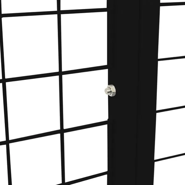 Backdrop Standing Frame with Mesh Black (2mx2mH)