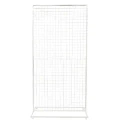 Backdrop Standing Frame with Mesh White (1mx2mH)