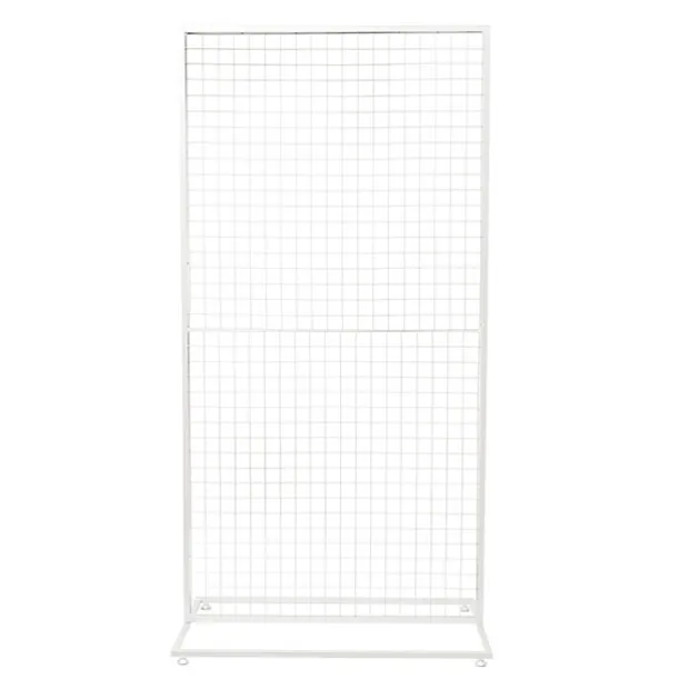 Backdrop Standing Frame with Mesh White (1mx2mH)