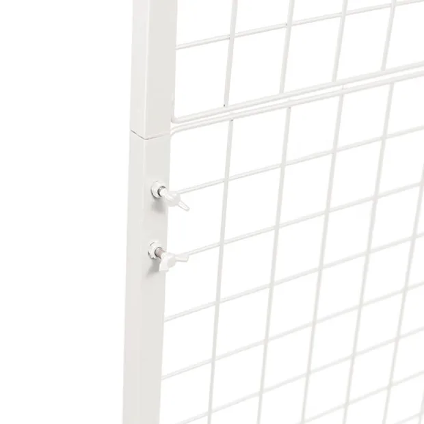 Backdrop Standing Frame with Mesh White (1mx2mH)