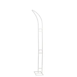 Backdrop Tall Metal Arch Frame Set 2 White (210cmH&250cmH)