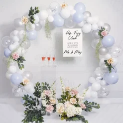 Balloon Garland Kit 120pcs Set Silver