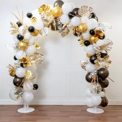 Balloon Garland Kit 120pcs Set Black & Gold