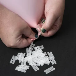 Balloon Sealing H Clip Pack 50 Clear (1.2x2.9cmH)