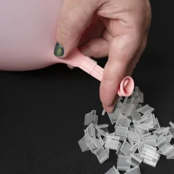 Balloon Sealing V Clip Pack 50 Clear (1x1.3cm)