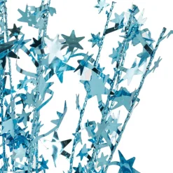 Balloon Weight Bursting Star Metallic Blue (30cmH)