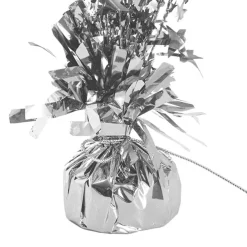 Balloon Weight Bursting Star Silver (30cmH)