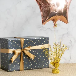Balloon Weight Bursting Star Gold (30cmH)