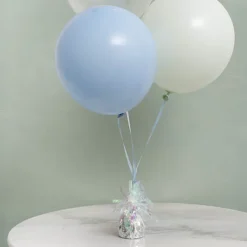 Balloon Weight Foil Iridescent White (170g)