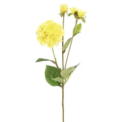 Barla Zinnia Spray Soft Yellow (67cmH)