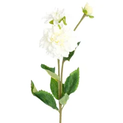 Barla Zinnia Spray White (67cmH)