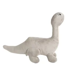 Bash Brontosaurus Dinosaur Plush Toy Grey (33x28cmHT)