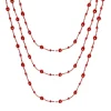 Beaded Garland Red (14mmDx270cmL)