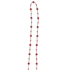 Beaded Garland Red (14mmDx270cmL)