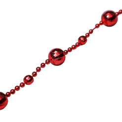 Beaded Garland Red (14mmDx270cmL)
