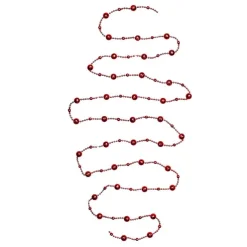 Beaded Garland Red (14mmDx270cmL)