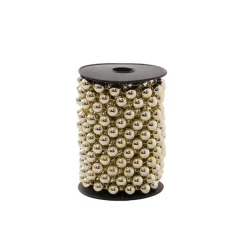 Beaded Garland Roll Champagne (12mmDx6mL)