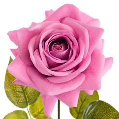 Bella Real Touch Rose Full Bloom Lge Dusty Pink (12cmx65cmH)
