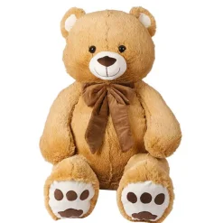 Benjamin Giant Teddy Bear Brown (85cm Sitting)