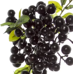 Berry Cluster Spray Black (35cmH)