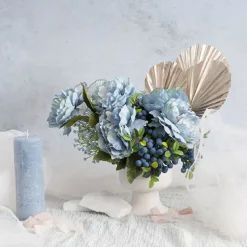 Berry Cluster Spray Blue (35cmH)