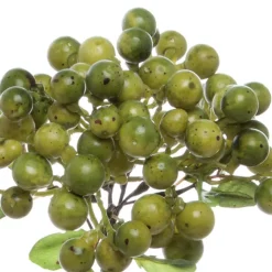 Berry Cluster Spray Green (35cmH)