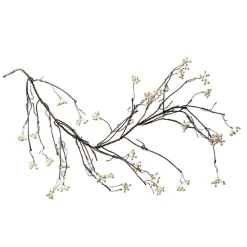 Berry Twig Vine Garland White (140cmL)
