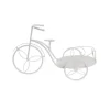 Bicycle Planter Single Display Stand White (50x25.5x30cmH)