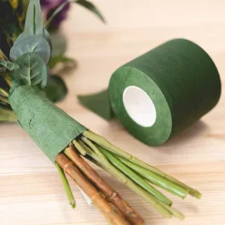 Biodegradable Paper Wreath Wrap Dark Green (80mm x 50m)