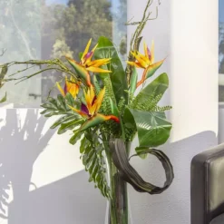 Bird of Paradise Real Touch Orange (89cmH)