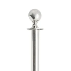 Bollard Post Pole Set 2 Silver (32cmDx95cmH)