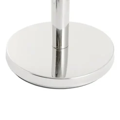 Bollard Post Pole Set 2 Silver (32cmDx95cmH)
