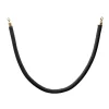 Bollard Post Rope Barrier Black & Gold (3cmDx150cmL)